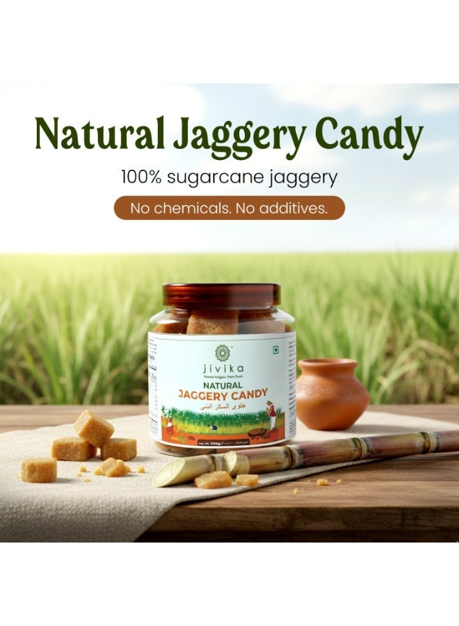Jivika Natural Jaggery Candy - 500 G - Image 2